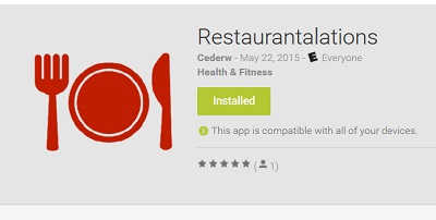 Restaurantalations app